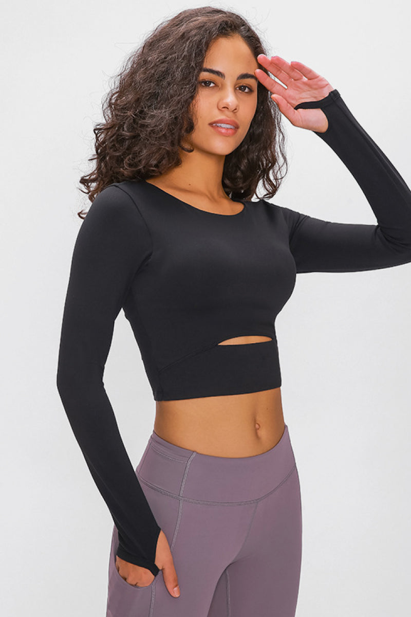 Cropped Top With Sports Strap